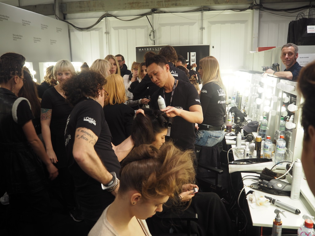 Backstage mit L'Oréal