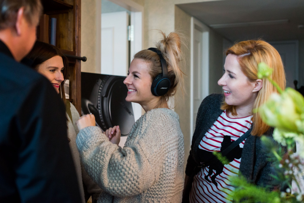 Magdalena, Marina und Linda mit Bose